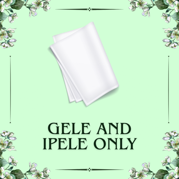 Gele/Ipele set only