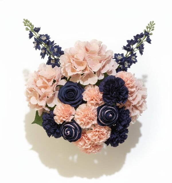 1. Ladies: <br/> Blue Lace (for Trad), <br/> Pink Lace (for White Wedding), <br/> with Blue  and Pink <br/> Gele/Ipele set.