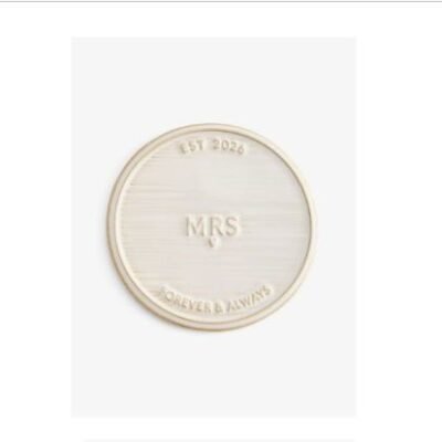 Natural Est in 2026 'Forever and Always' Wedding Coasters MRS