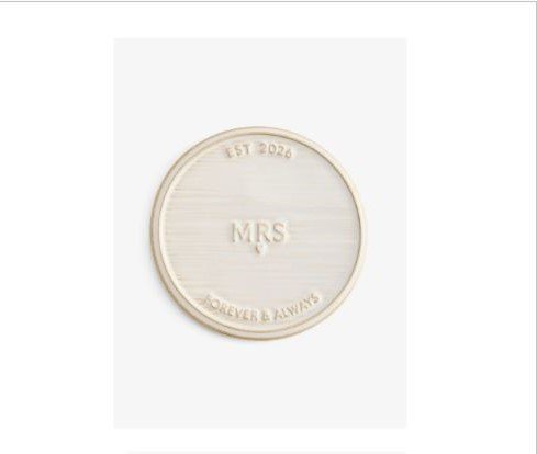 Natural Est in 2026 'Forever and Always' Wedding Coasters MRS